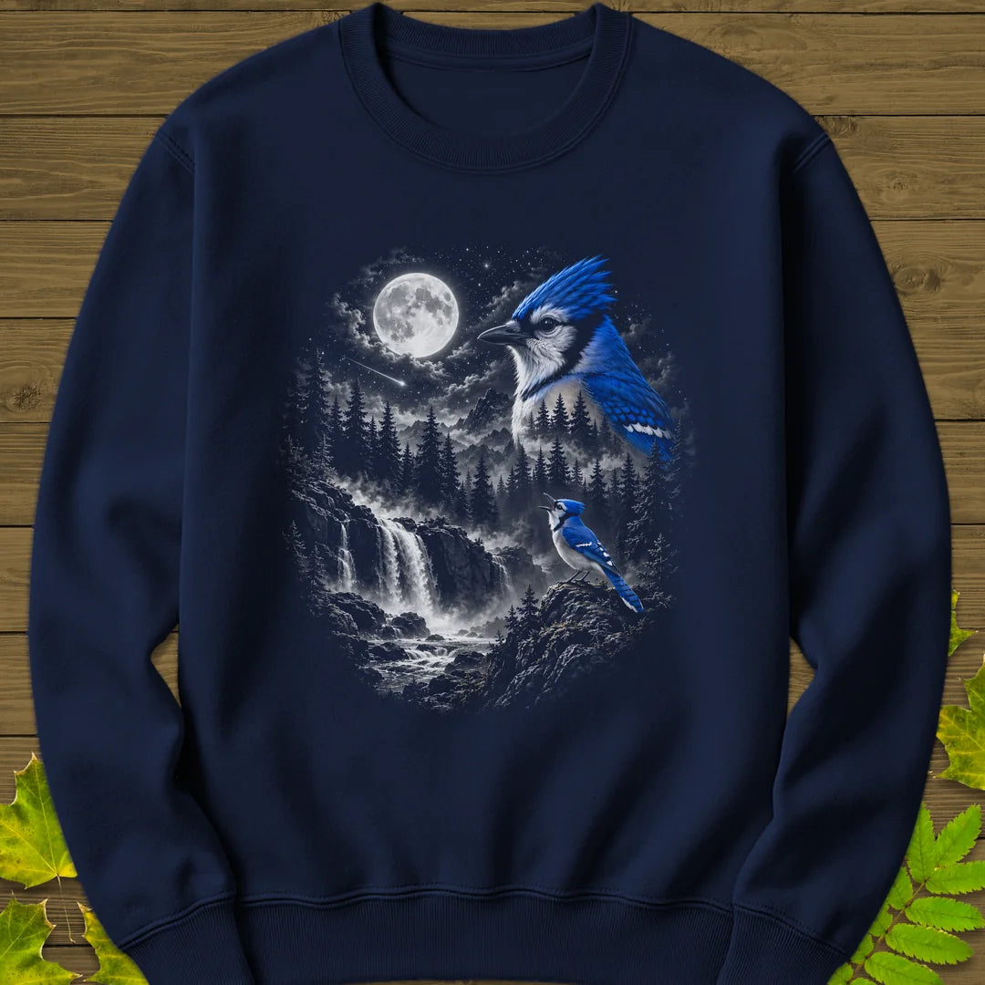 Moonlit Jays Sweatshirt in Navy