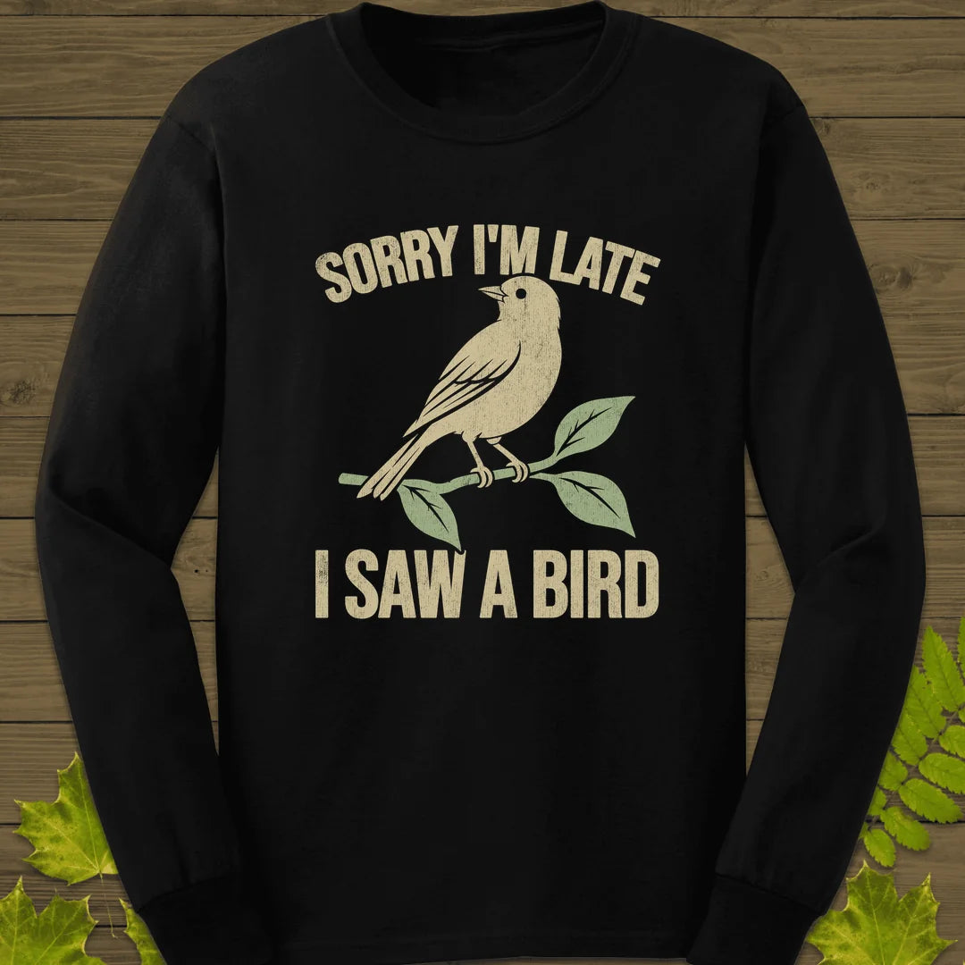 Late For Birds Long Sleeve in Black