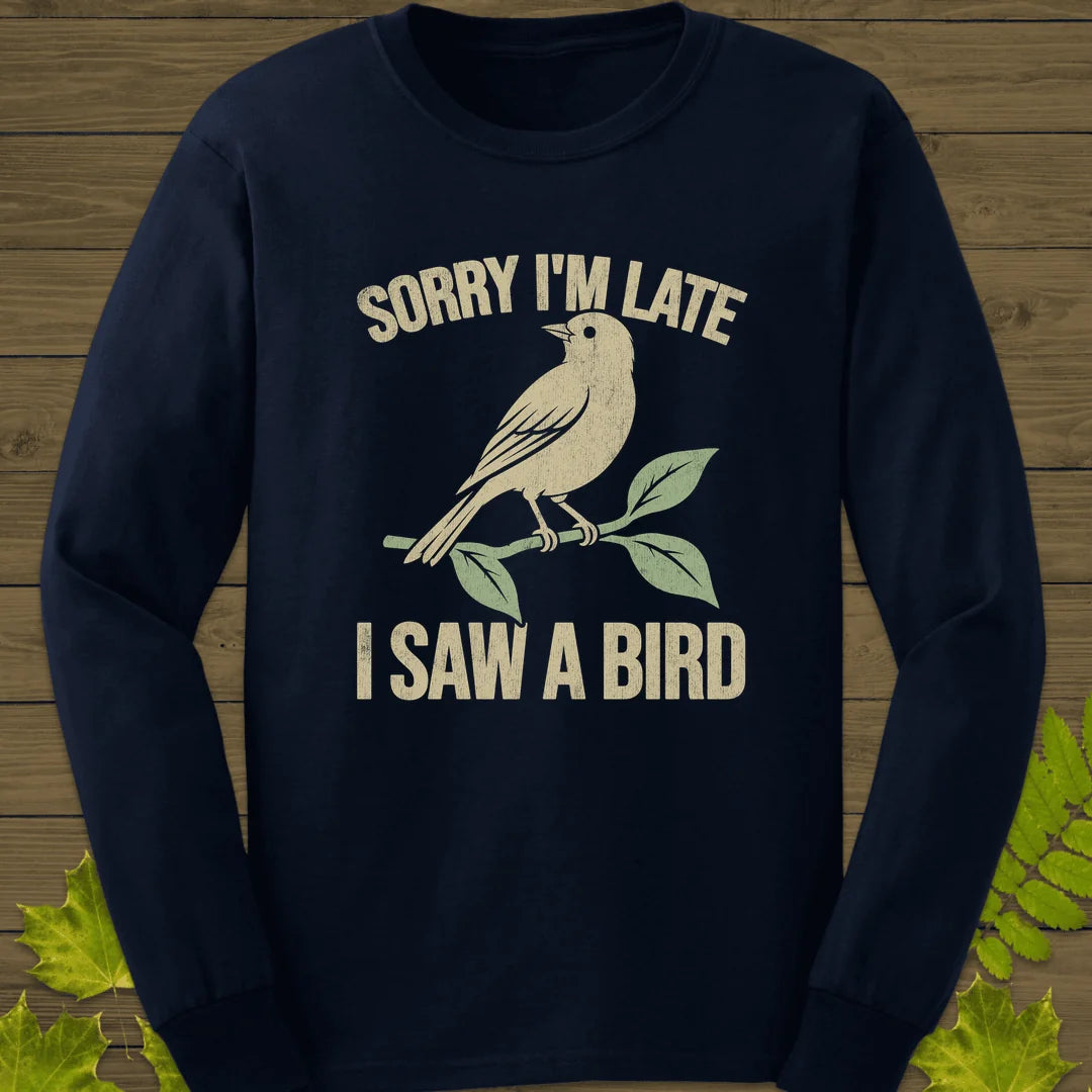 Late For Birds Long Sleeve in Navy