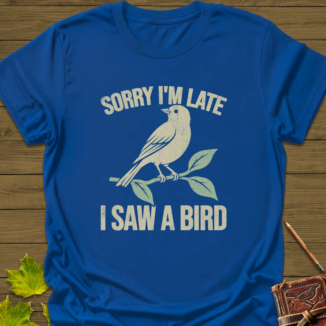 Late For Birds T-Shirt in Royal