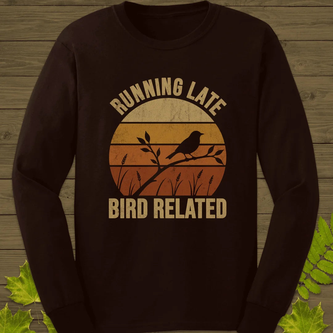 Bird Related Long Sleeve in Dark Chocolate