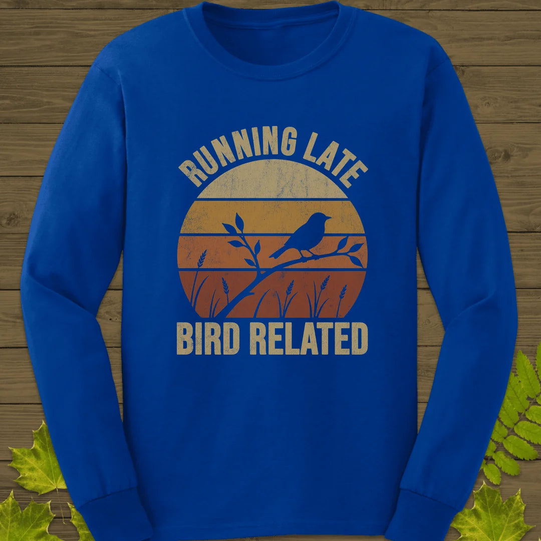 Bird Related Long Sleeve in Royal