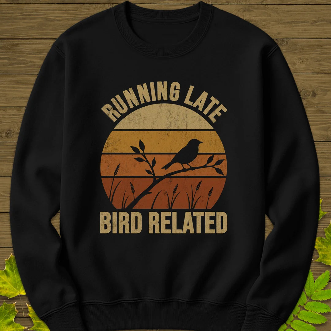 Bird Related Sweatshirt in Black