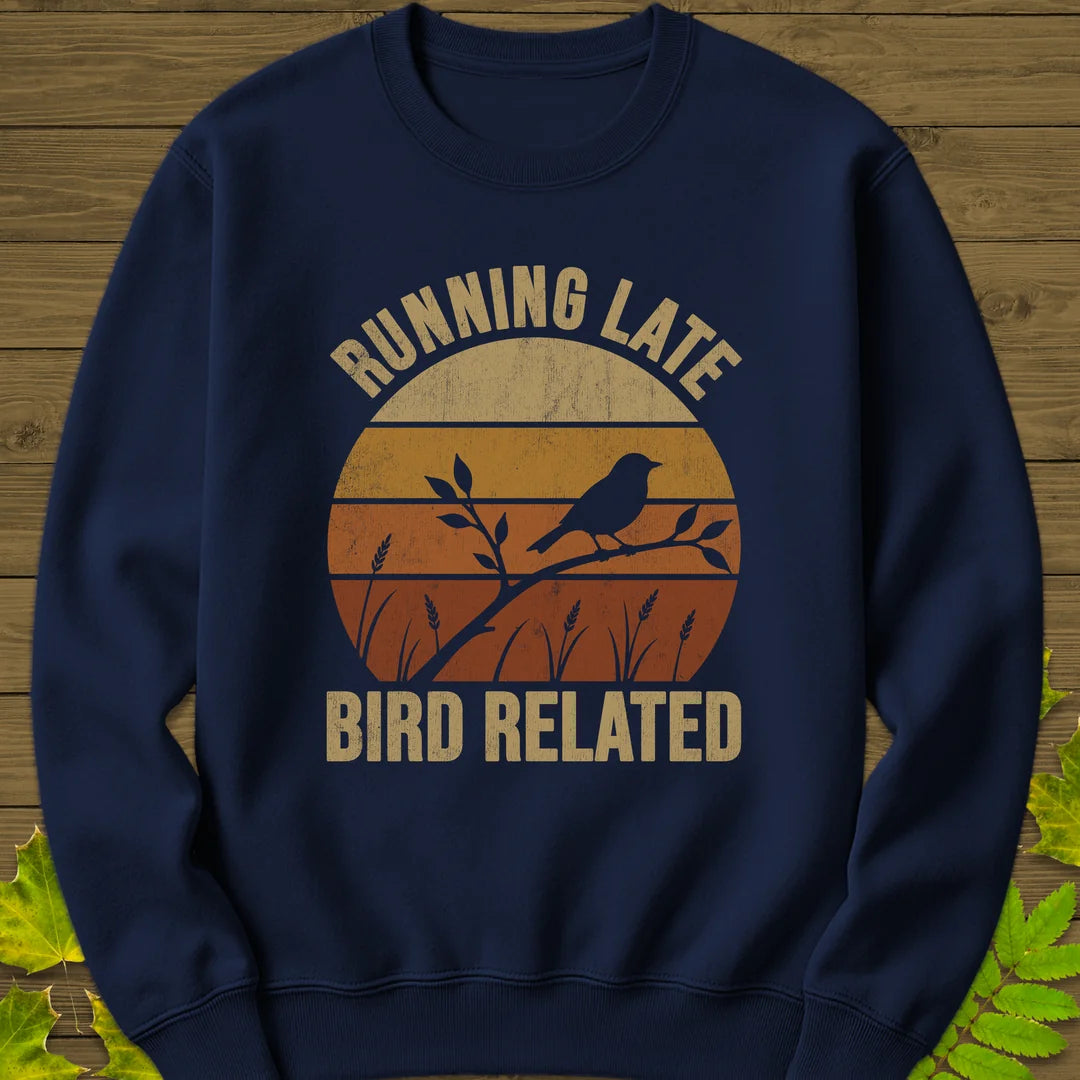 Bird Related Sweatshirt in Navy