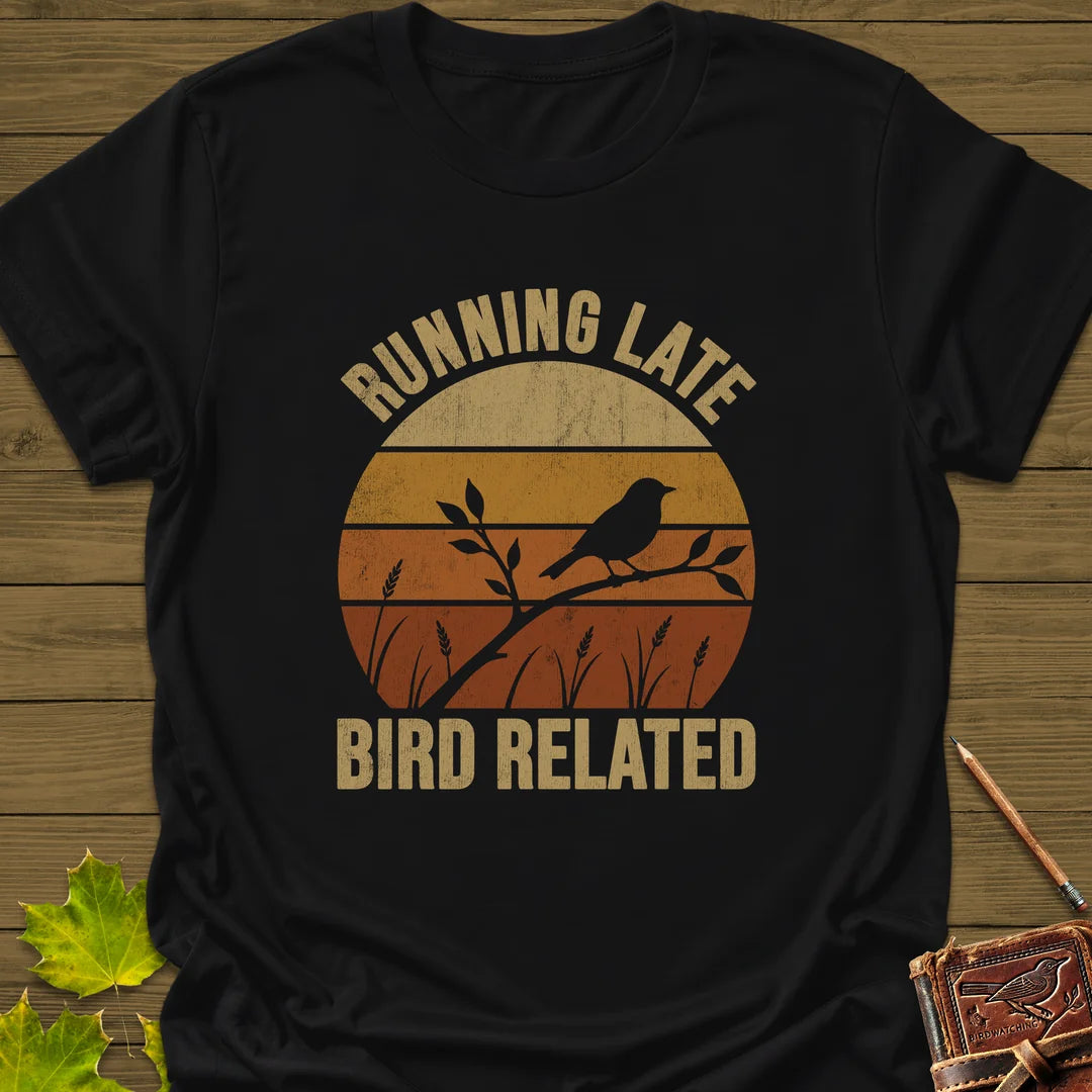 Bird Related T-Shirt in Black