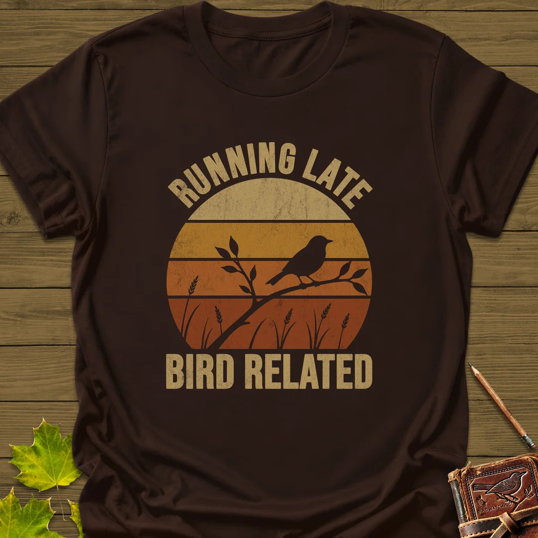 Bird Related T-Shirt in Dark Chocolate