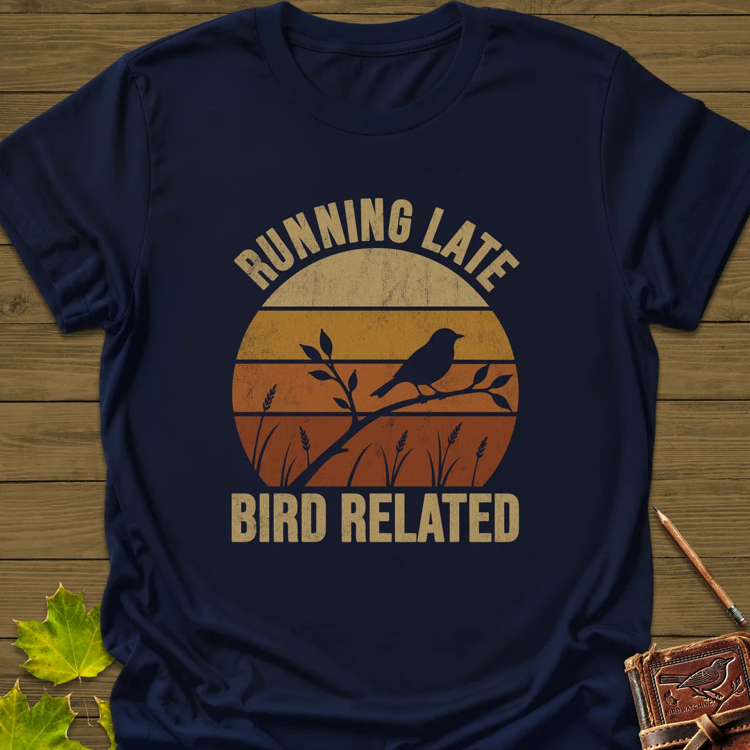 Bird Related T-Shirt in Navy