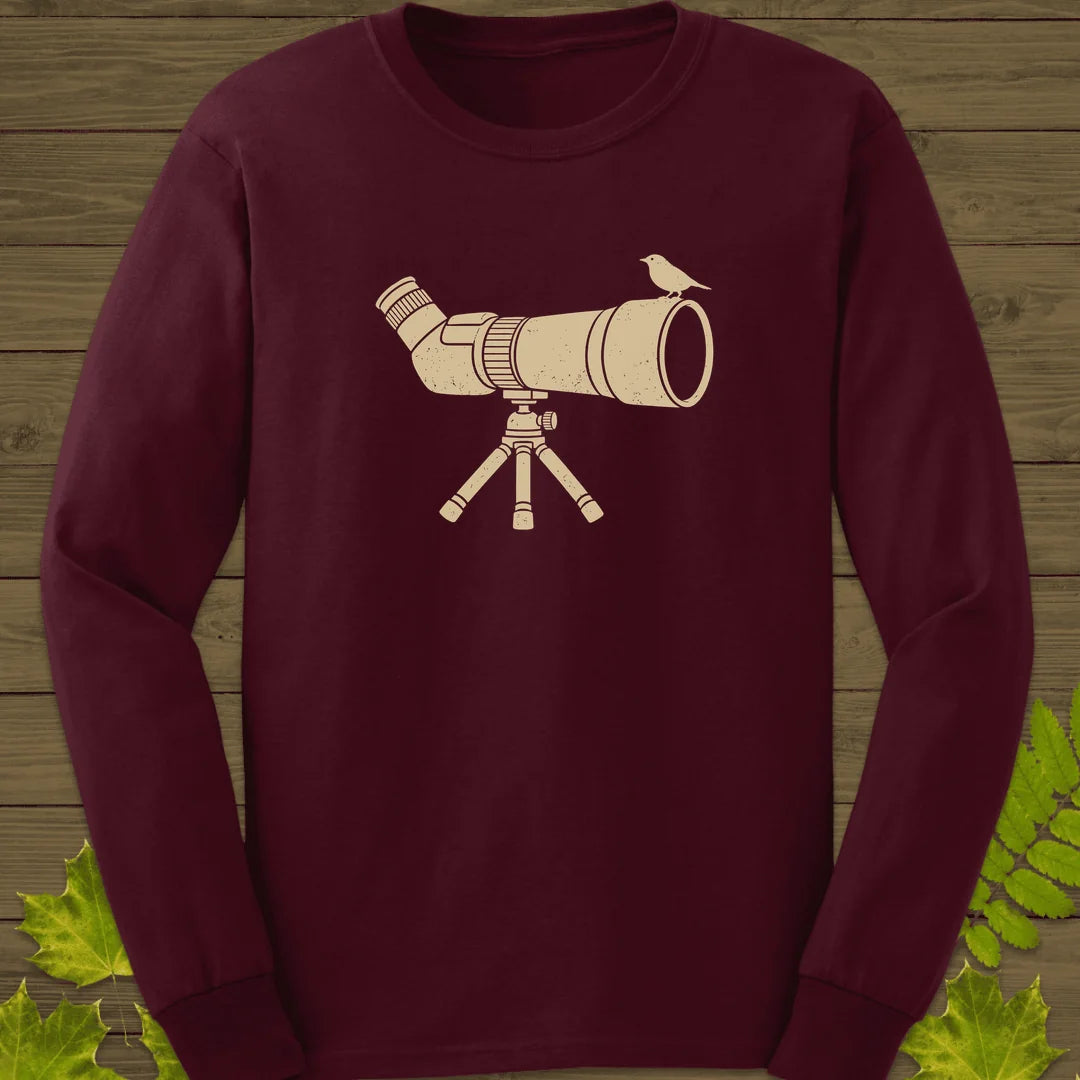Scope Perch Long Sleeve in Maroon