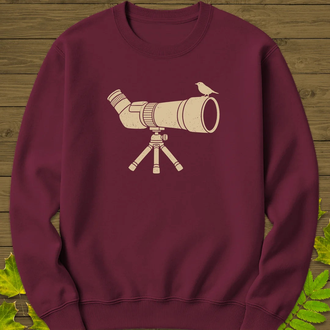 Scope Perch Sweatshirt in Maroon