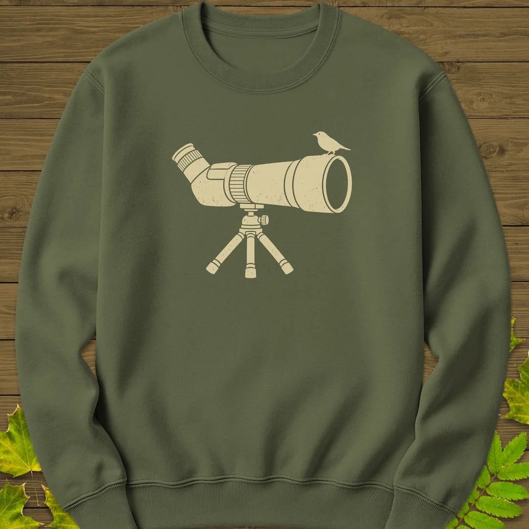 Scope Perch Sweatshirt in Military Green