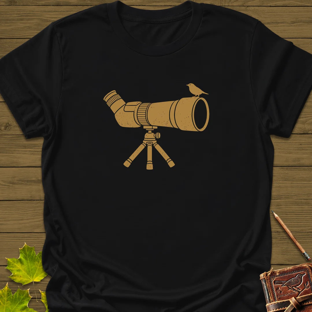 Scope Perch T-Shirt in Black