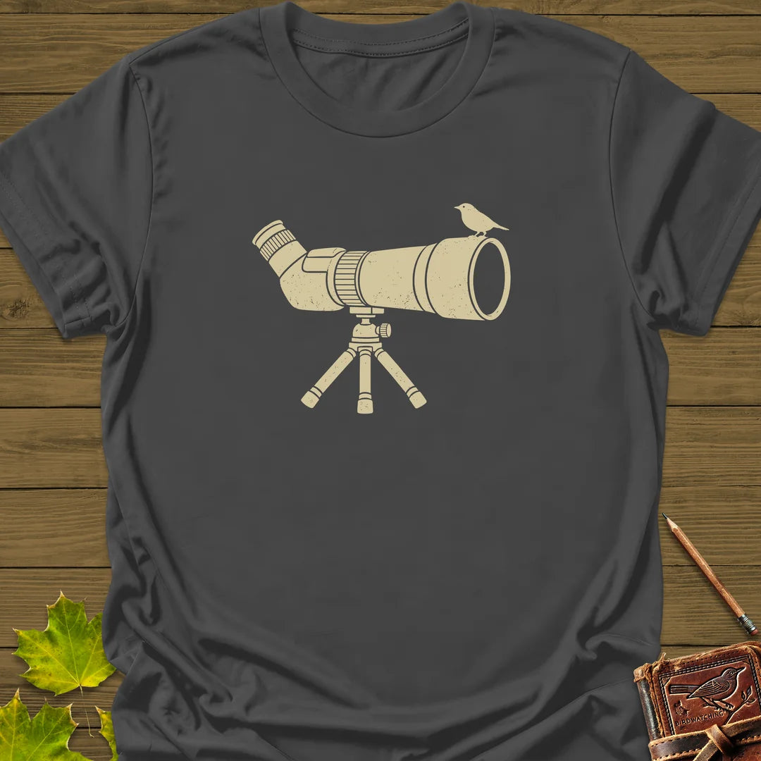 Scope Perch T-Shirt in Charcoal