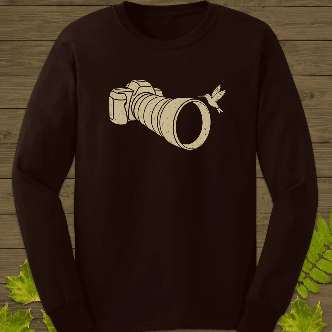 Telephoto Hummingbird Long Sleeve in Dark Chocolate