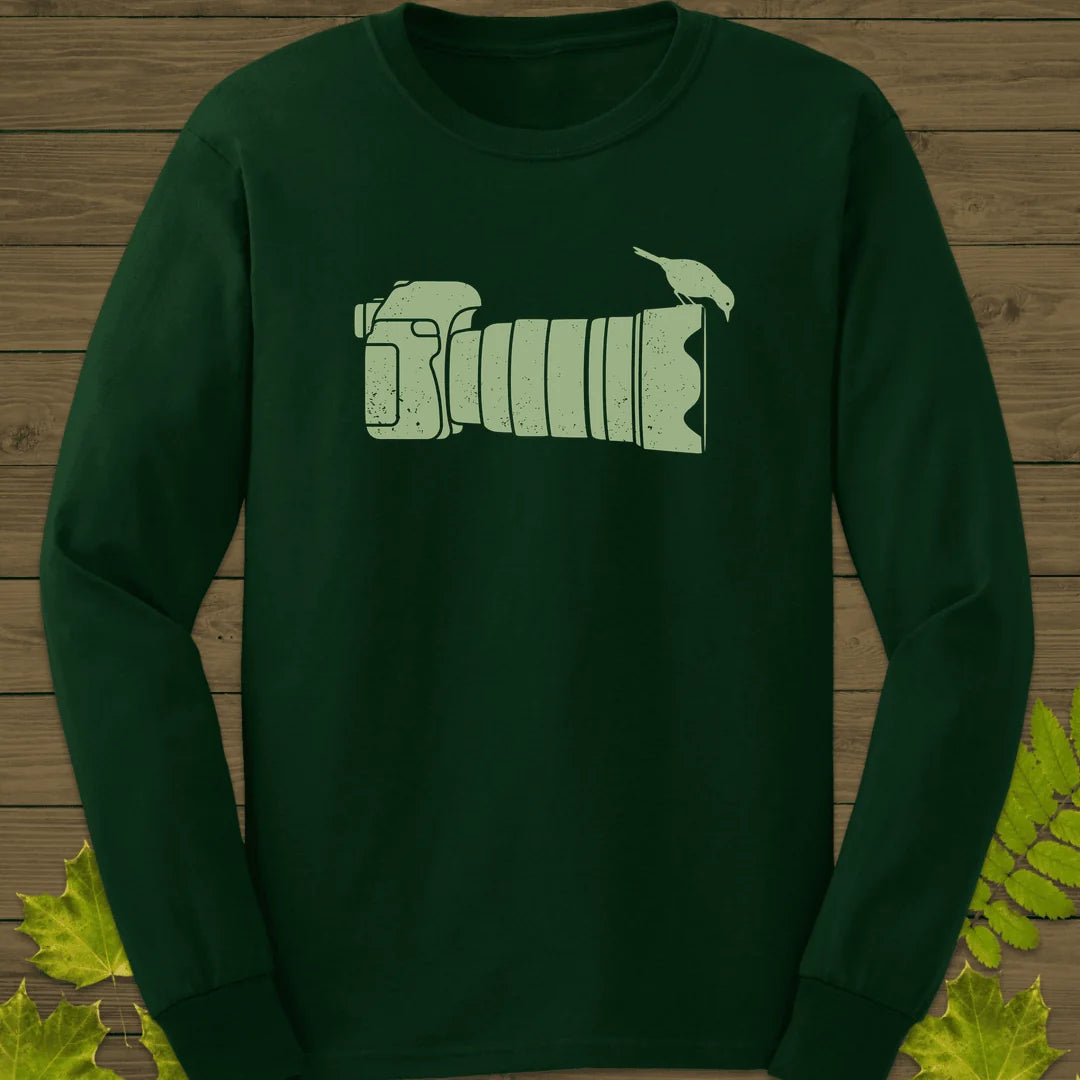Camera Perch Long Sleeve in Forest Green