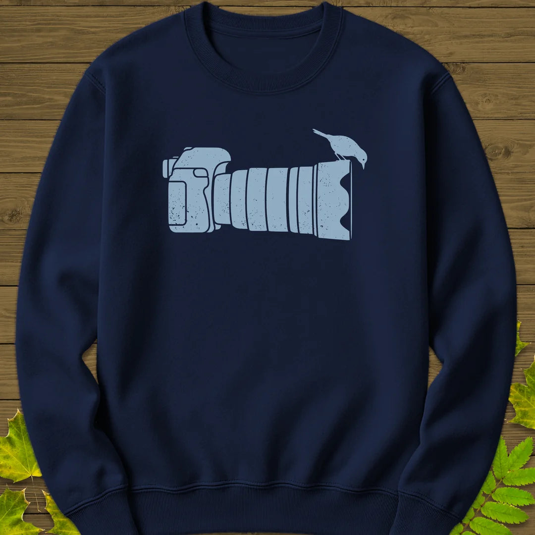 Camera Perch Sweatshirt in Navy