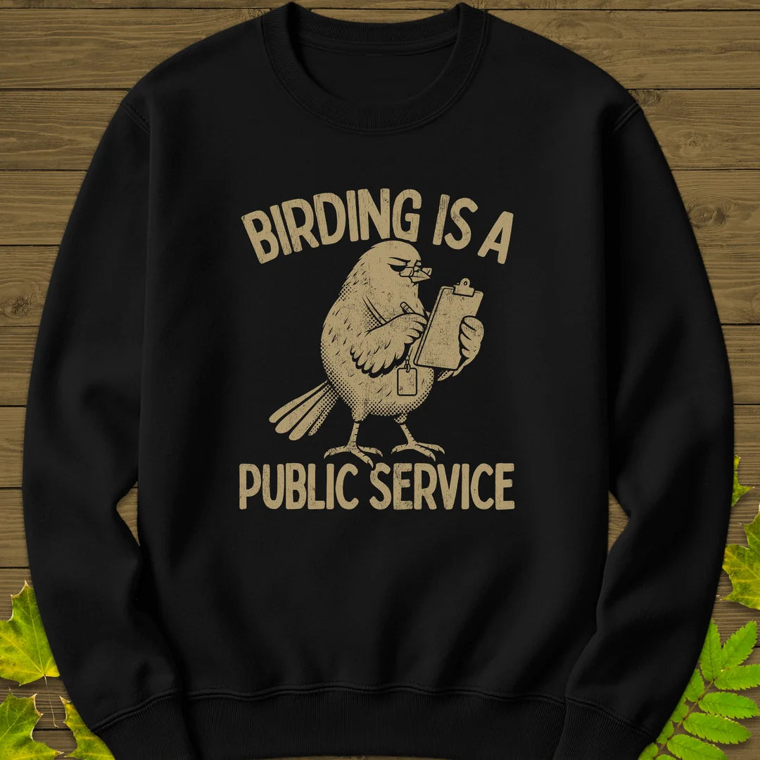 Public Service Sweatshirt in Black