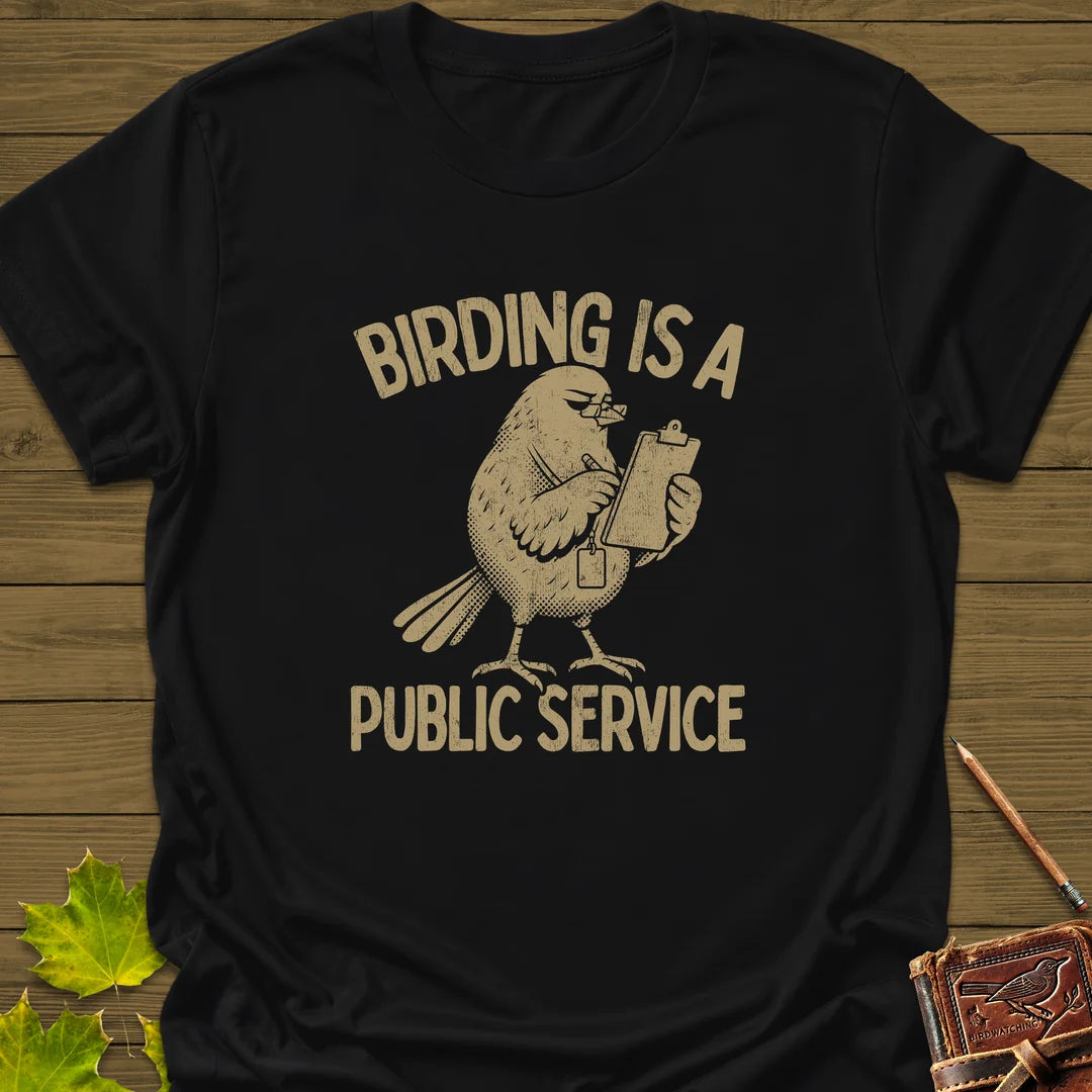 Public Service T-Shirt in Black