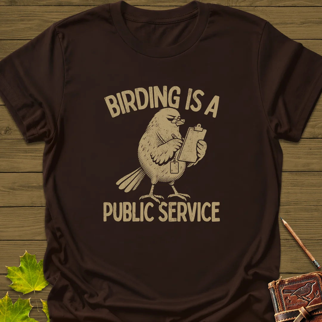 Public Service T-Shirt in Dark Chocolate
