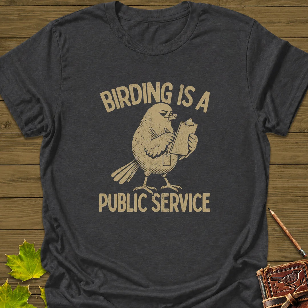 Public Service T-Shirt in Dark Heather