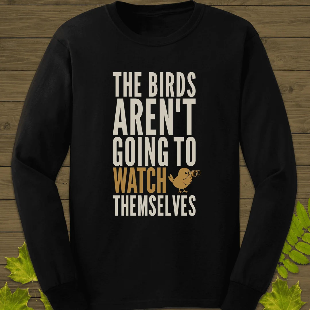 Watch Themselves Long Sleeve in Black