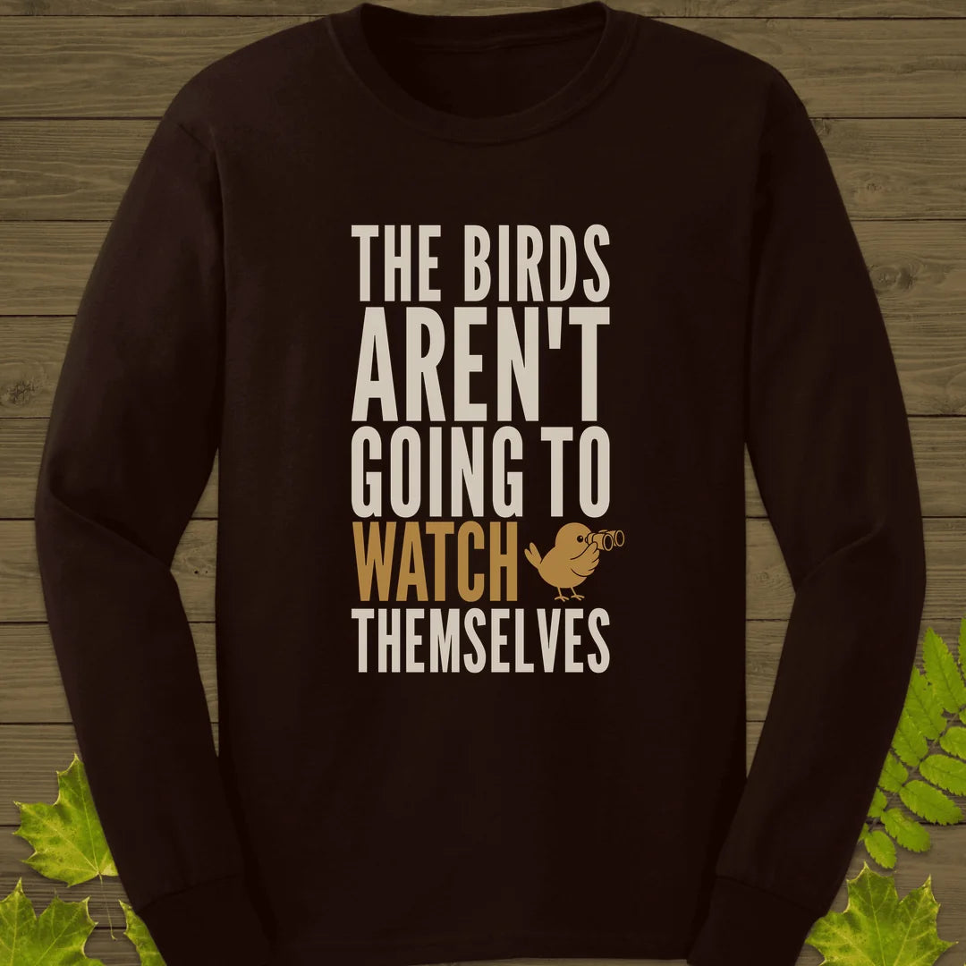Watch Themselves Long Sleeve in Dark Chocolate