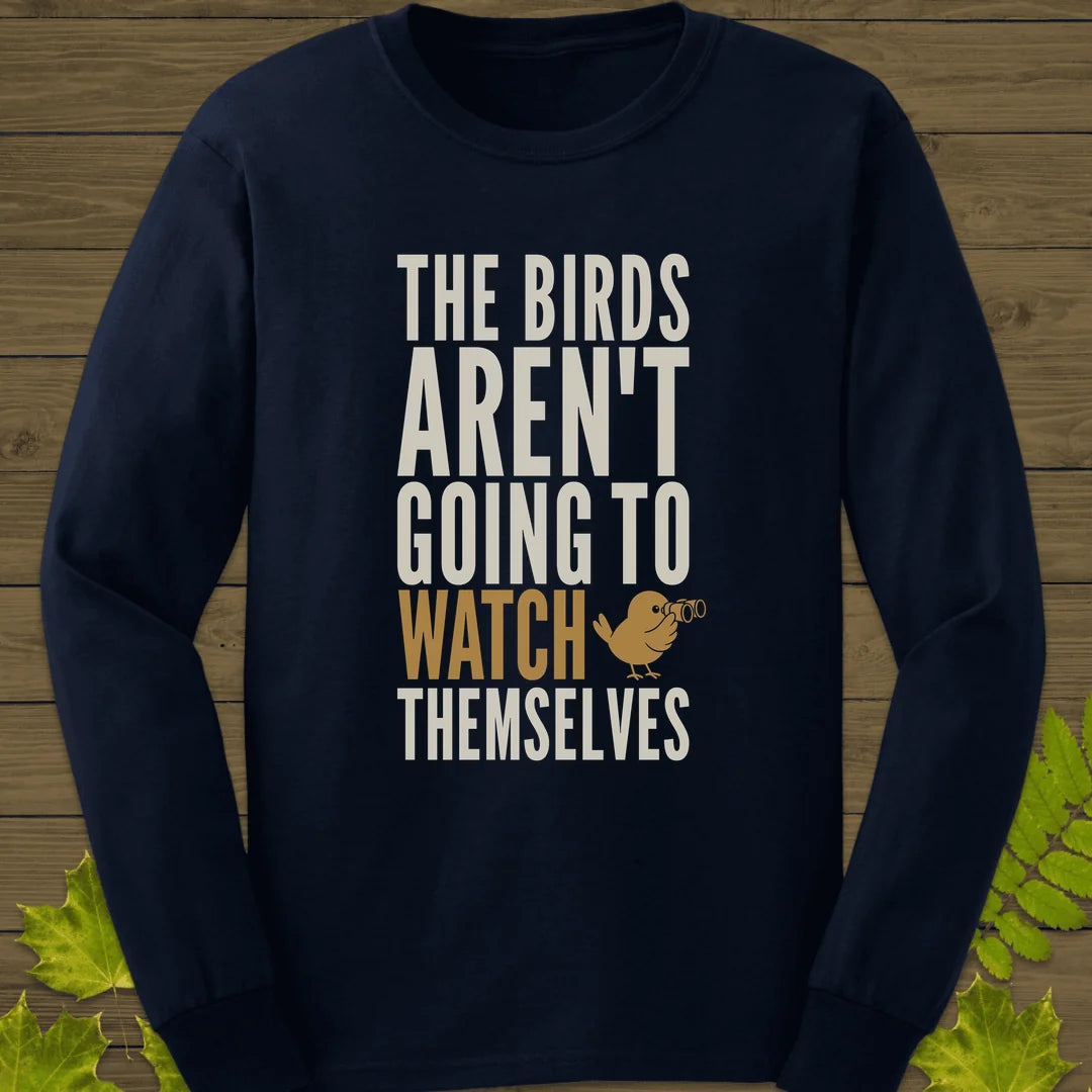 Watch Themselves Long Sleeve in Navy