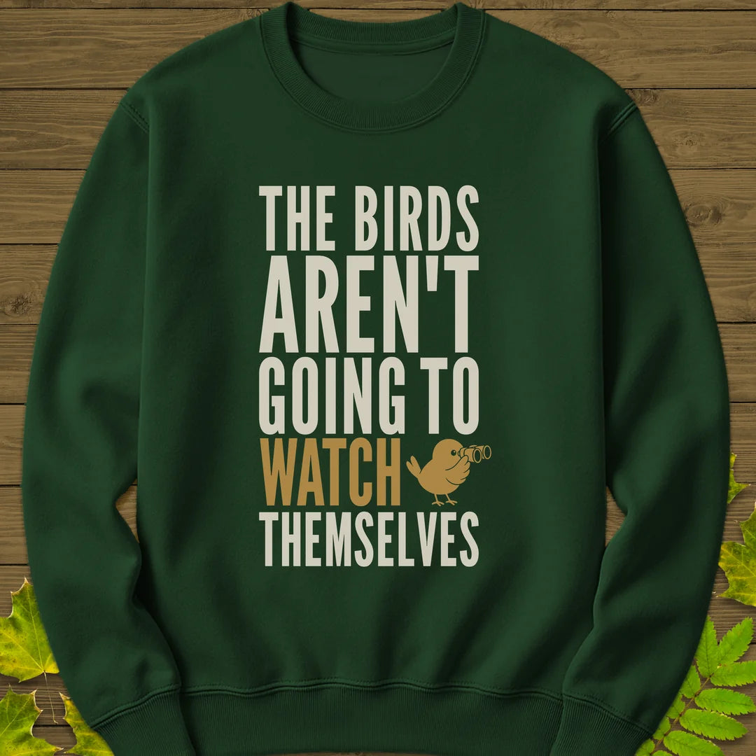 Watch Themselves Sweatshirt in Forest Green