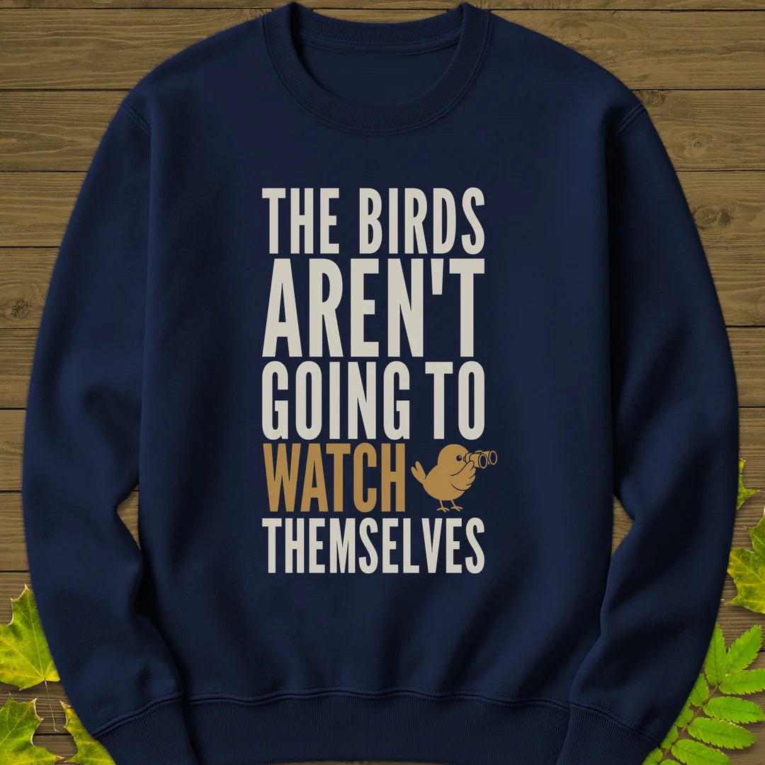 Watch Themselves Sweatshirt in Navy