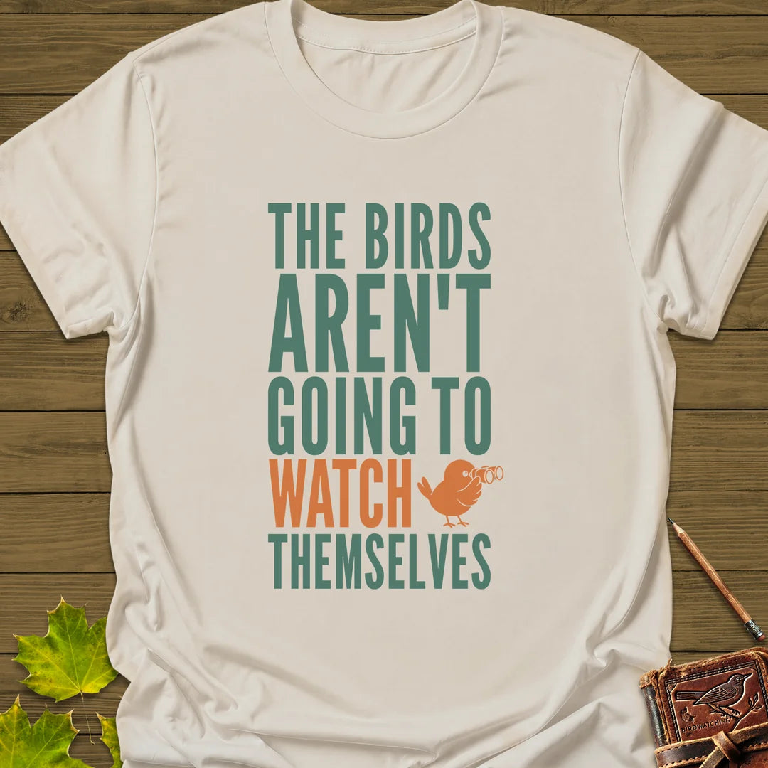 Watch Themselves T-Shirt in Natural