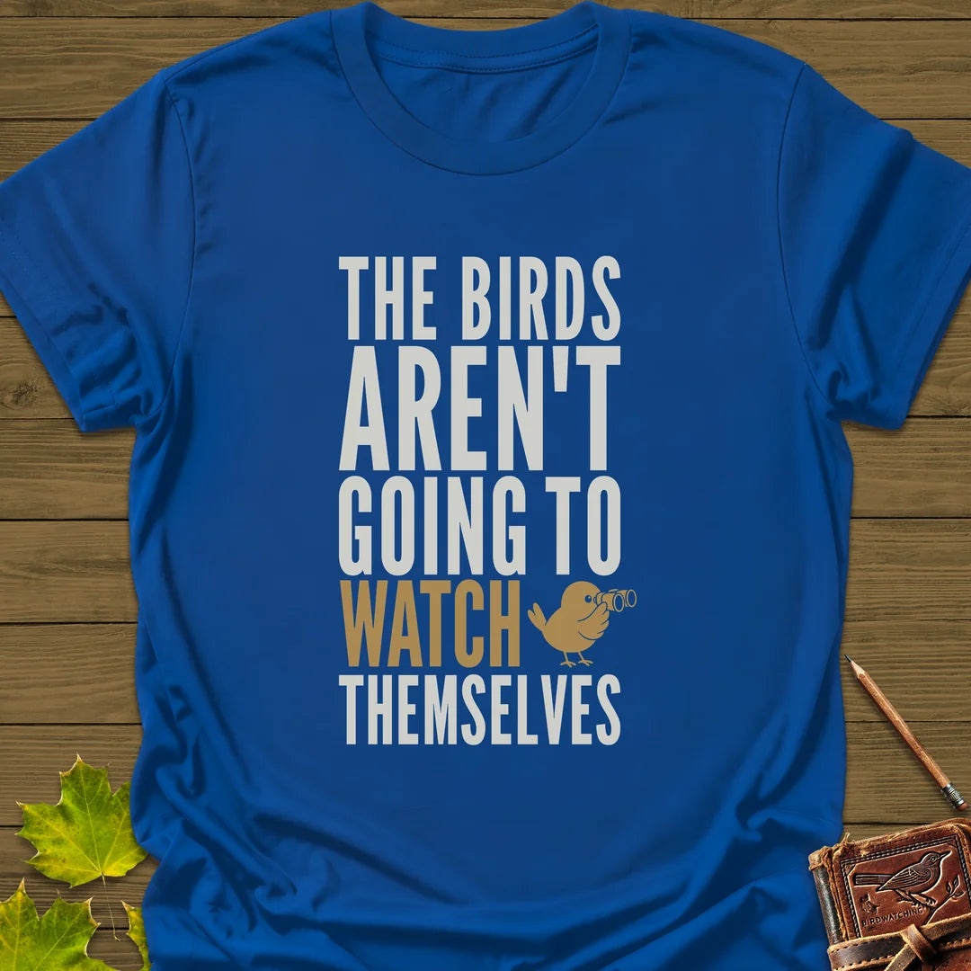 Watch Themselves T-Shirt in Royal