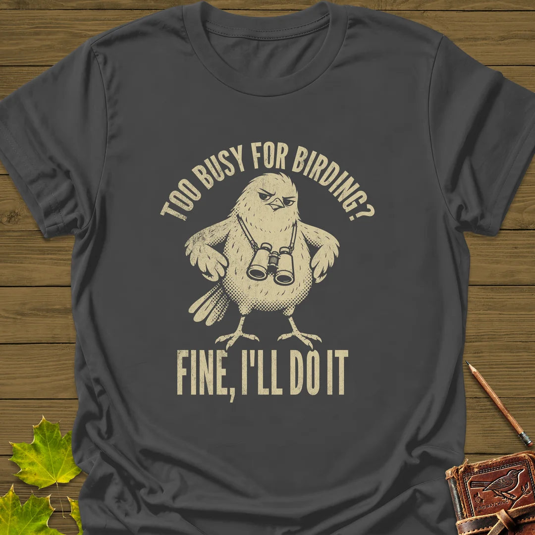 Fine, I'll Do It T-Shirt in Charcoal