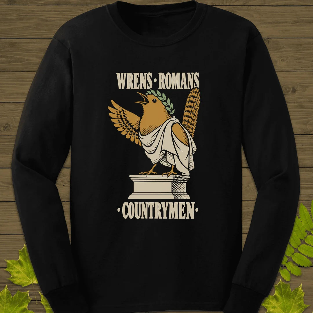 Wrens Romans Long Sleeve in Black