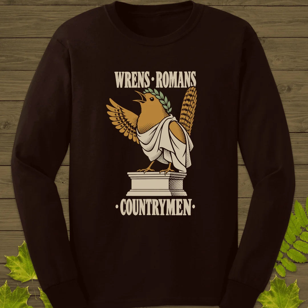Wrens Romans Long Sleeve in Dark Chocolate