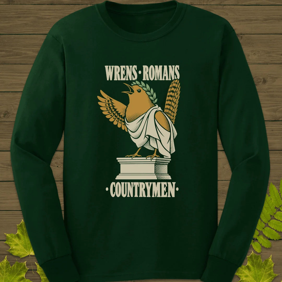 Wrens Romans Long Sleeve in Forest Green