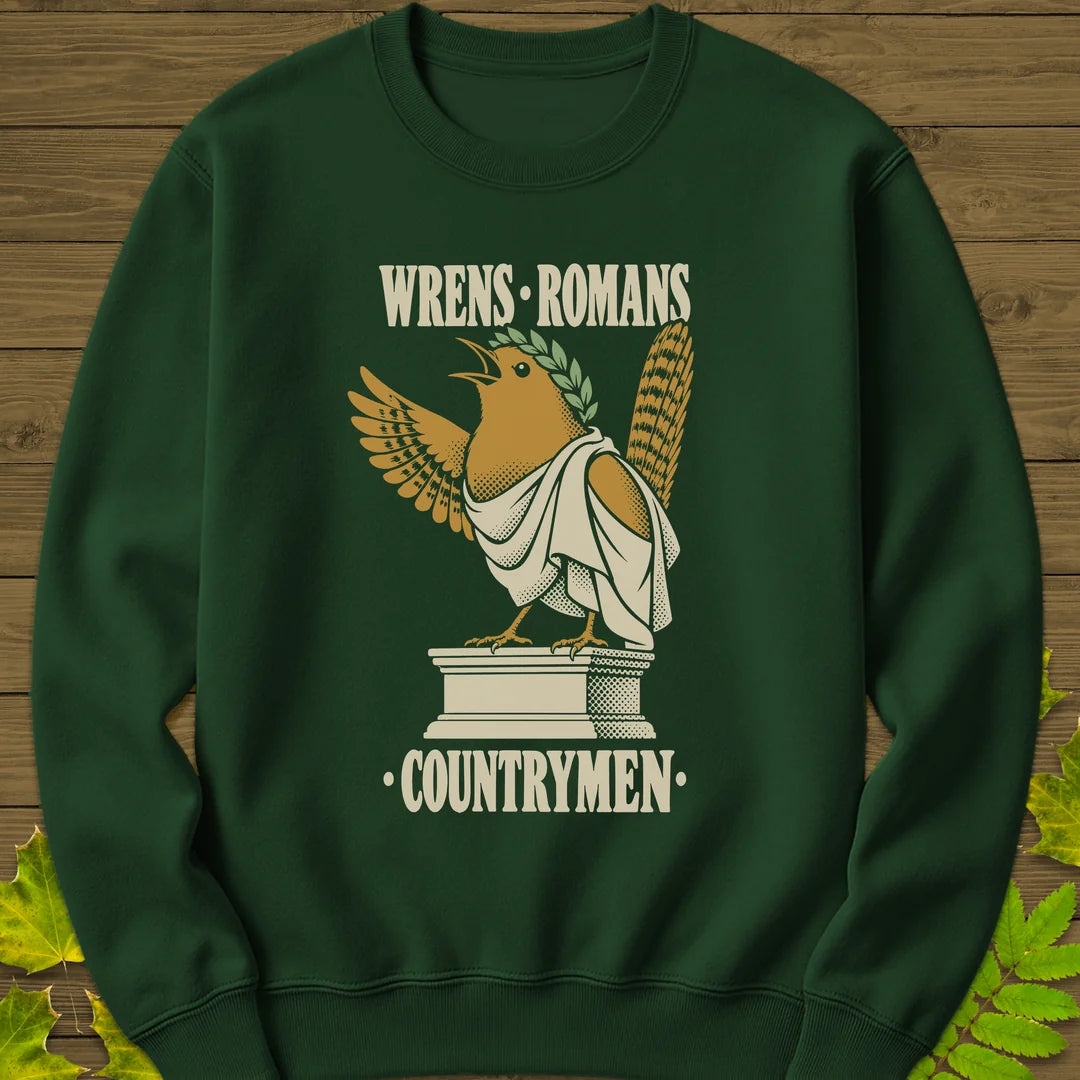 Wrens Romans Sweatshirt in Forest Green