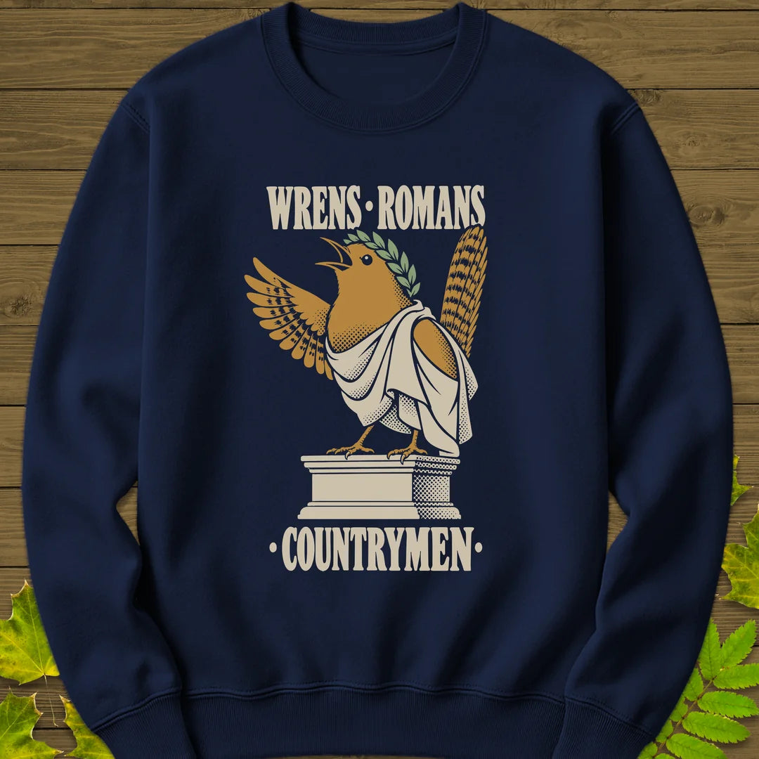 Wrens Romans Sweatshirt in Navy