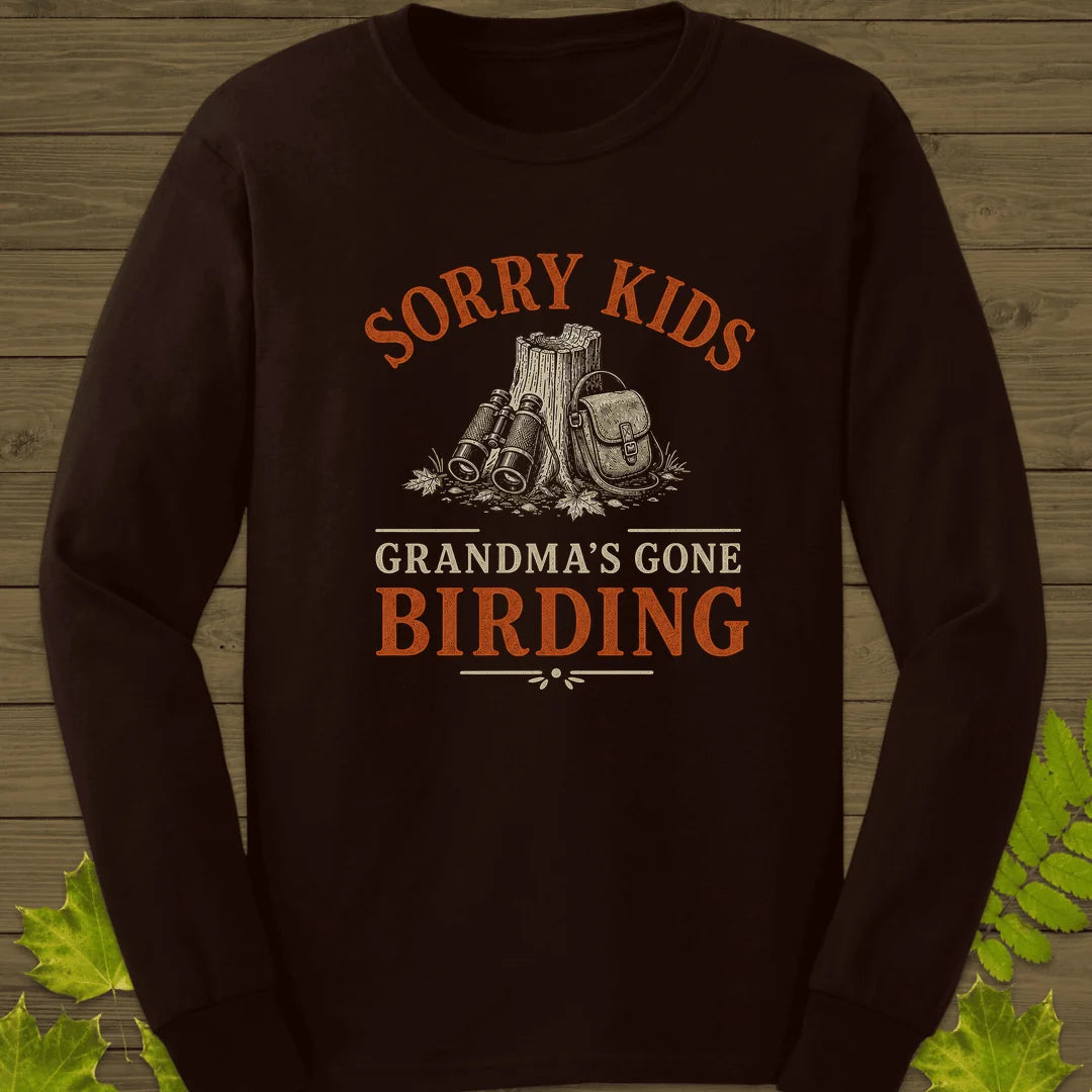 Grandma's Gone Long Sleeve in Dark Chocolate