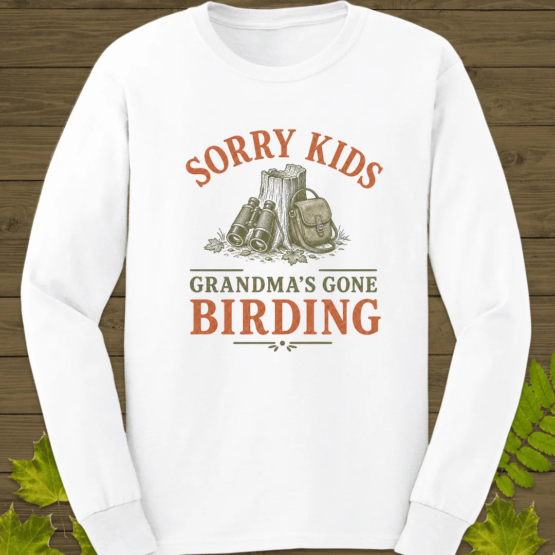 Grandma's Gone Long Sleeve in White