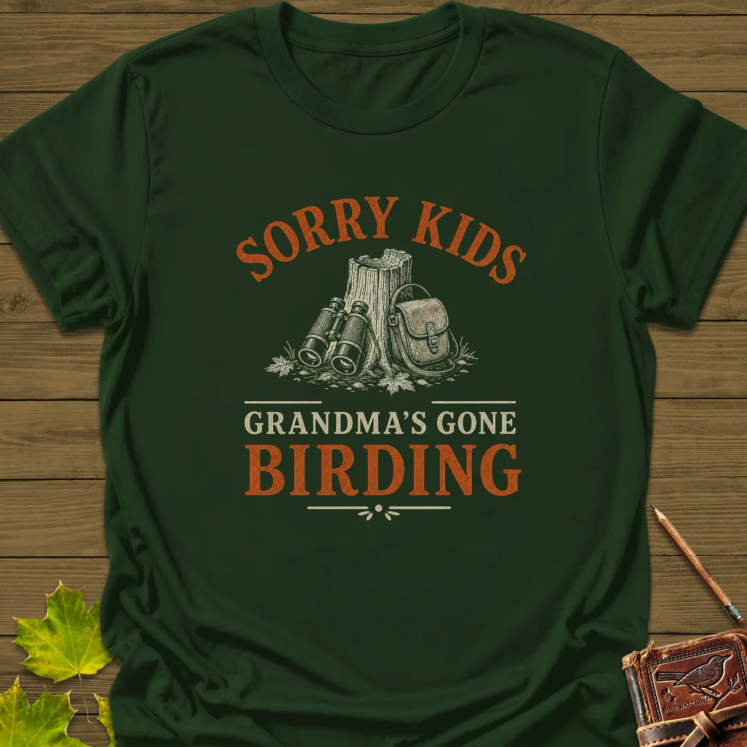 Grandma's Gone T-Shirt in Forest Green