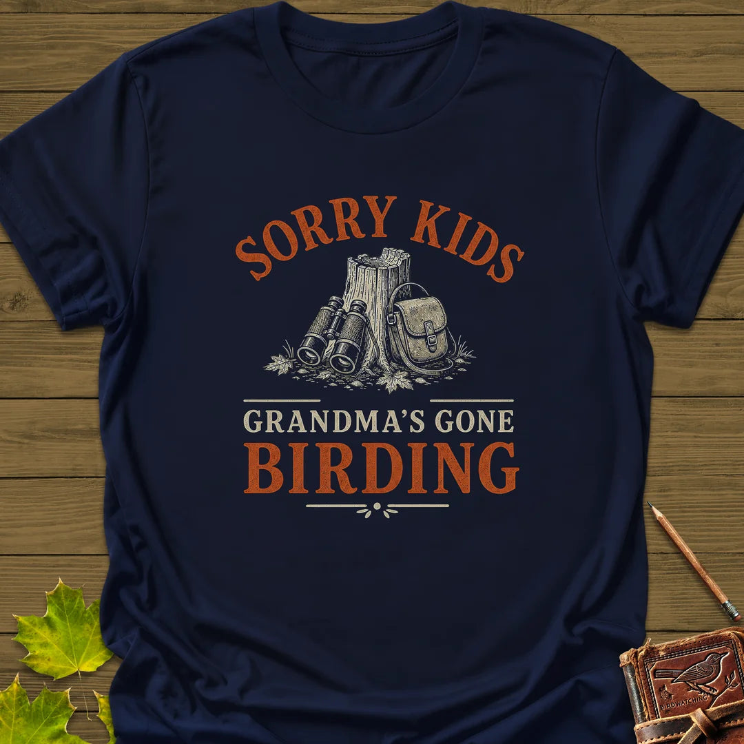 Grandma's Gone T-Shirt in Navy