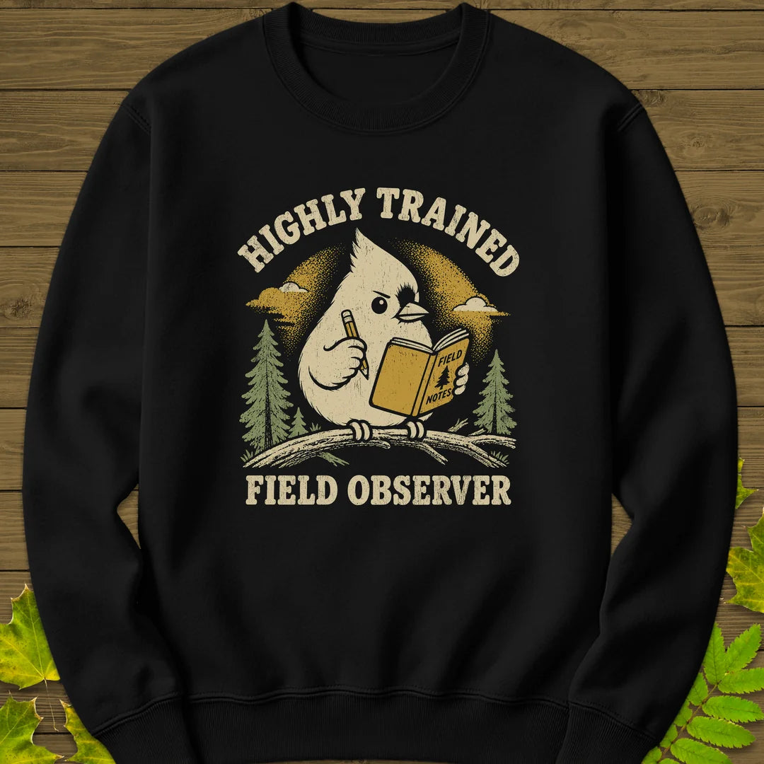 Field Observer Sweatshirt in Black