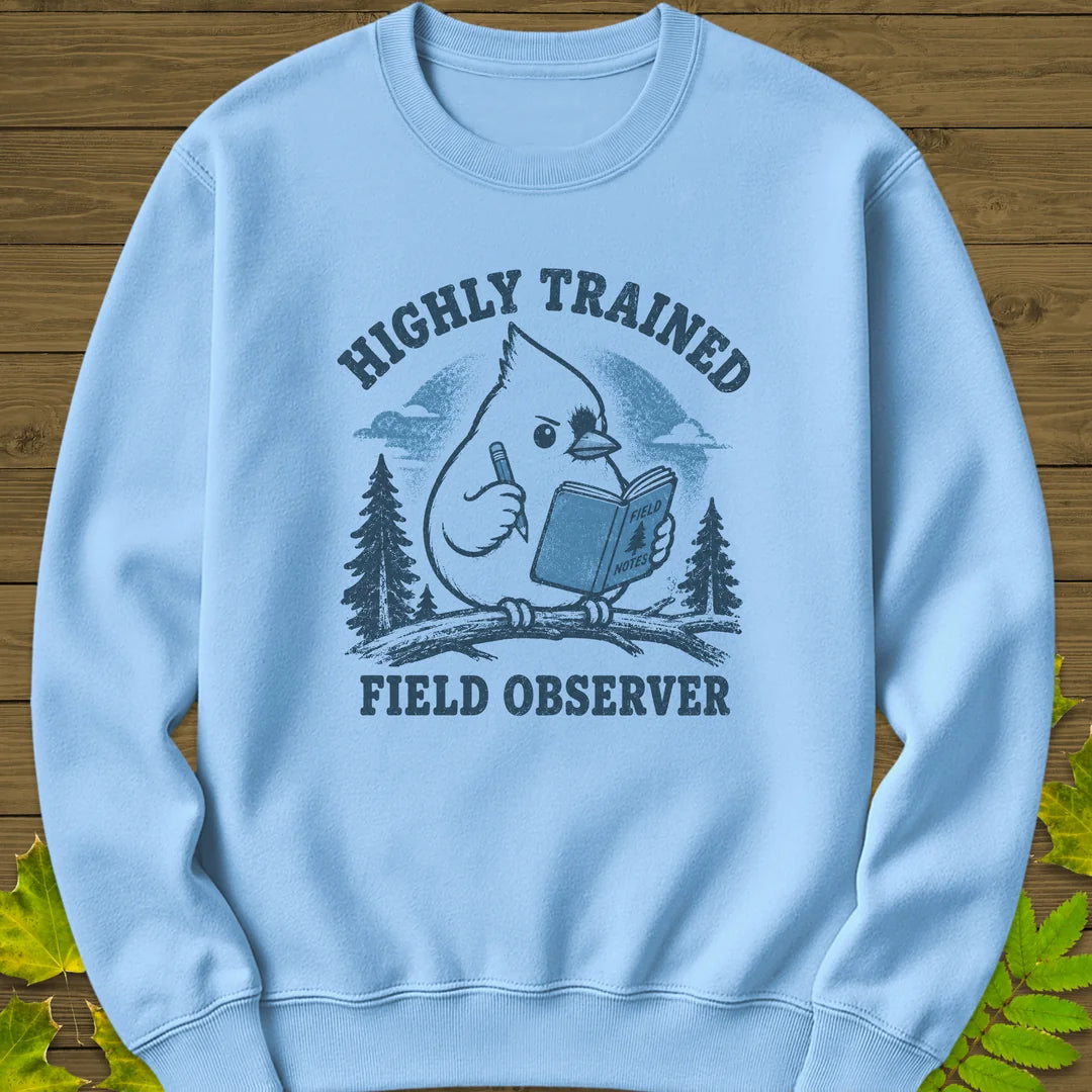 Field Observer Sweatshirt in Light Blue