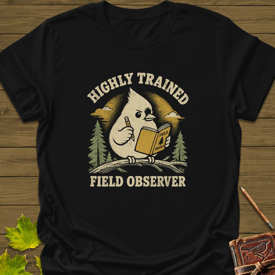 Field Observer T-Shirt in Black