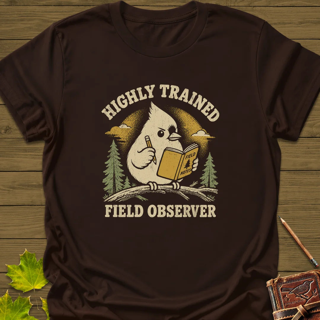 Field Observer T-Shirt in Dark Chocolate
