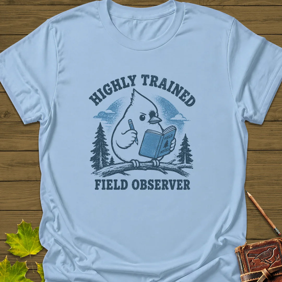 Field Observer T-Shirt in Light Blue