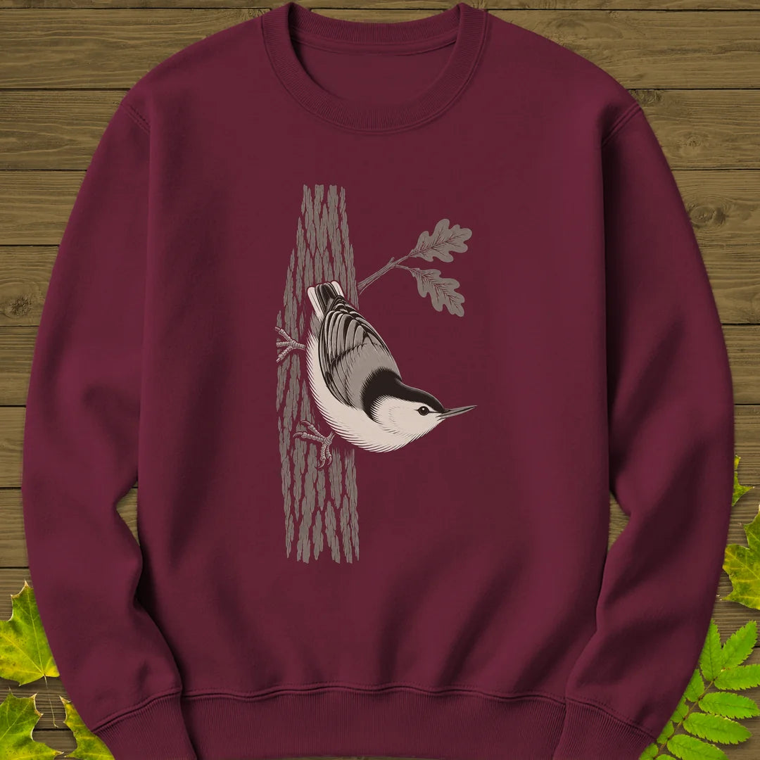 Headfirst Down Sweatshirt in Maroon