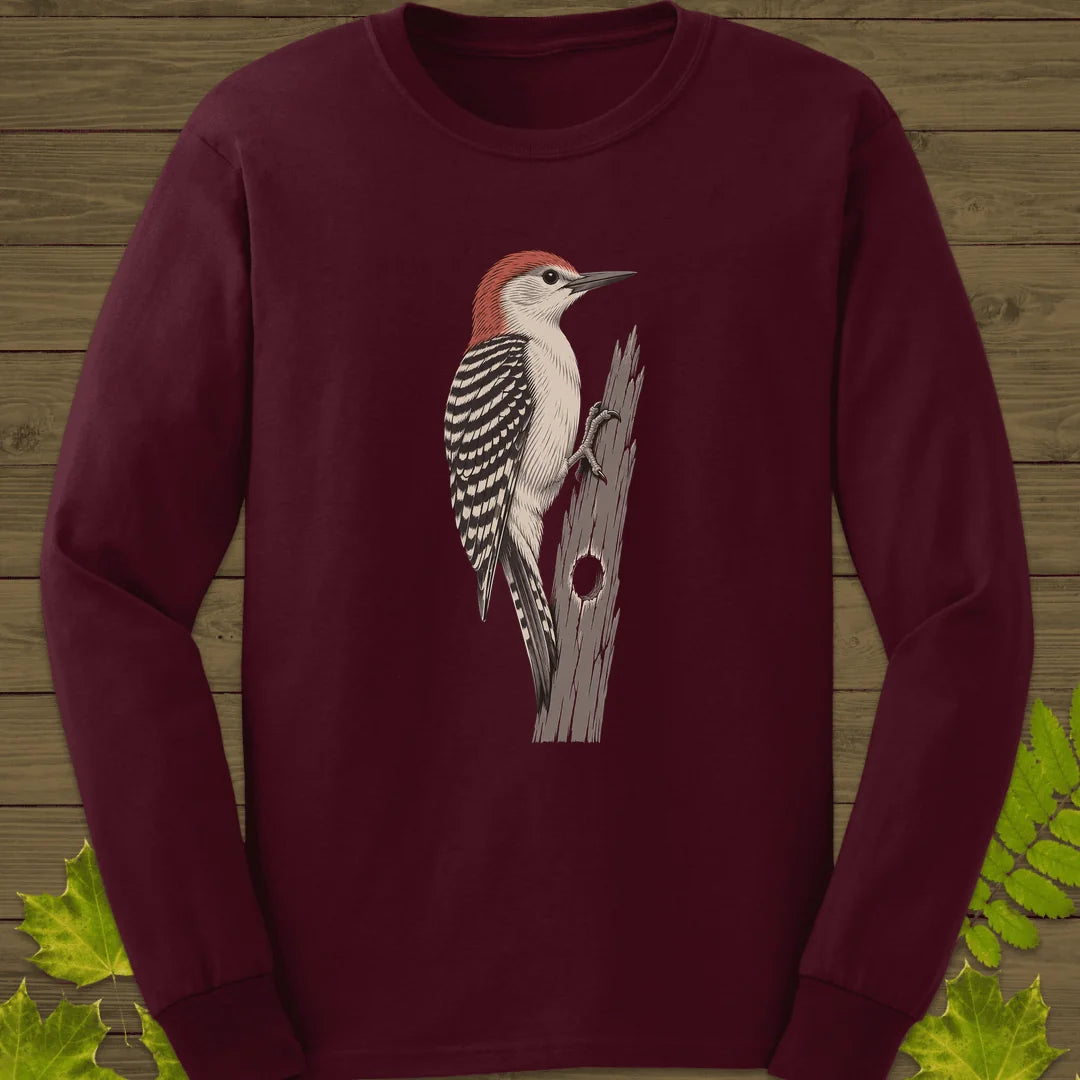 Knock Knock Long Sleeve in Maroon