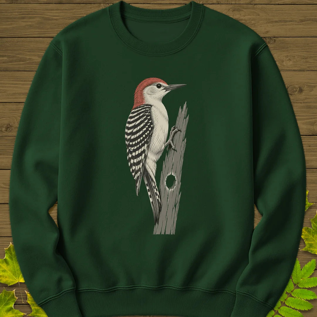 Knock Knock Sweatshirt in Forest Green