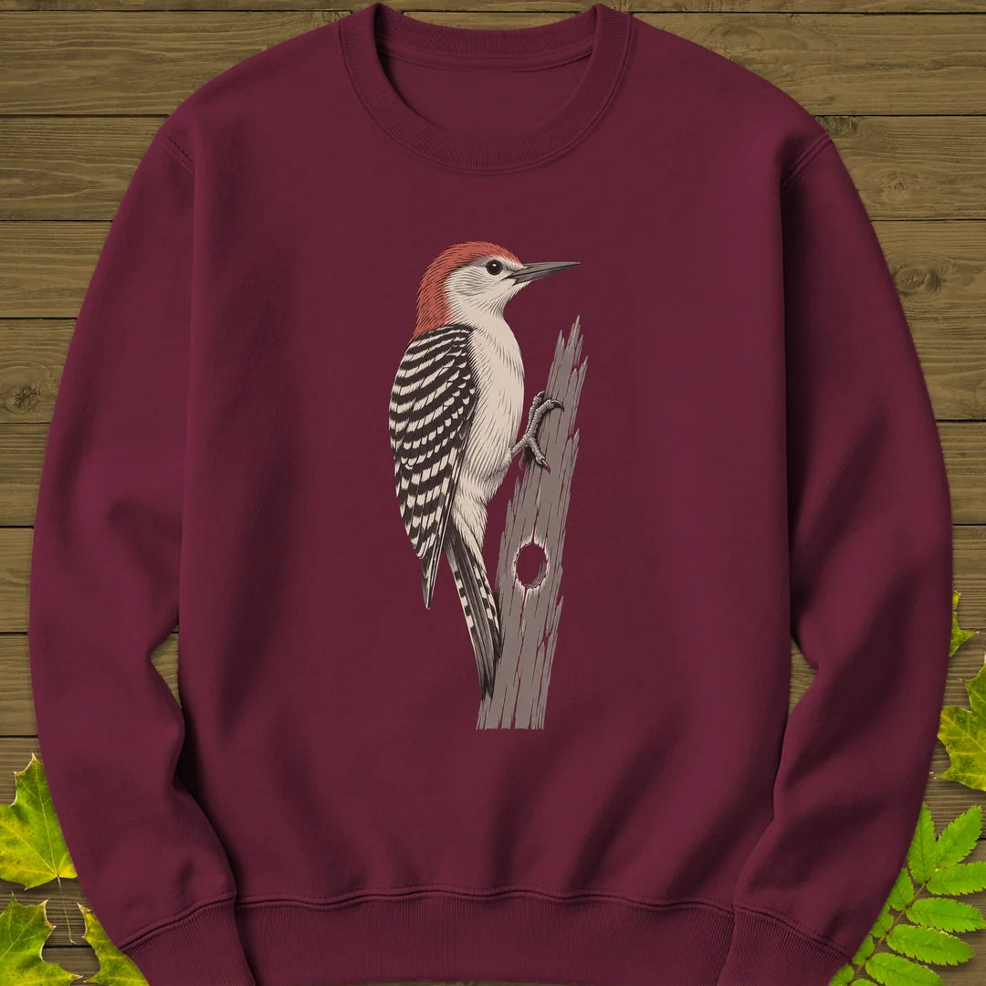 Knock Knock Sweatshirt in Maroon