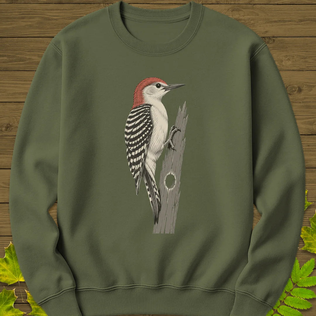 Knock Knock Sweatshirt in Military Green